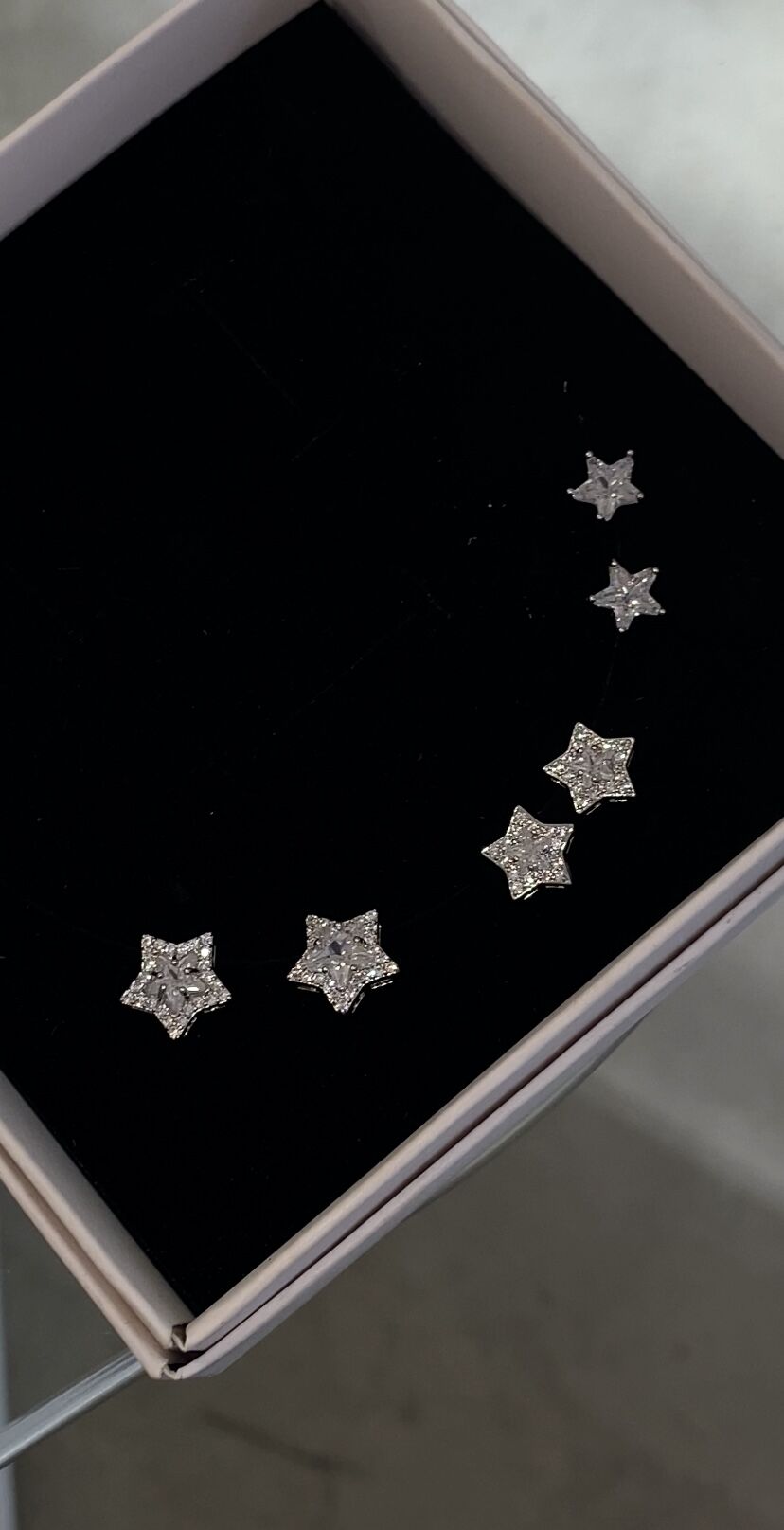 6lı set yıldız küpe