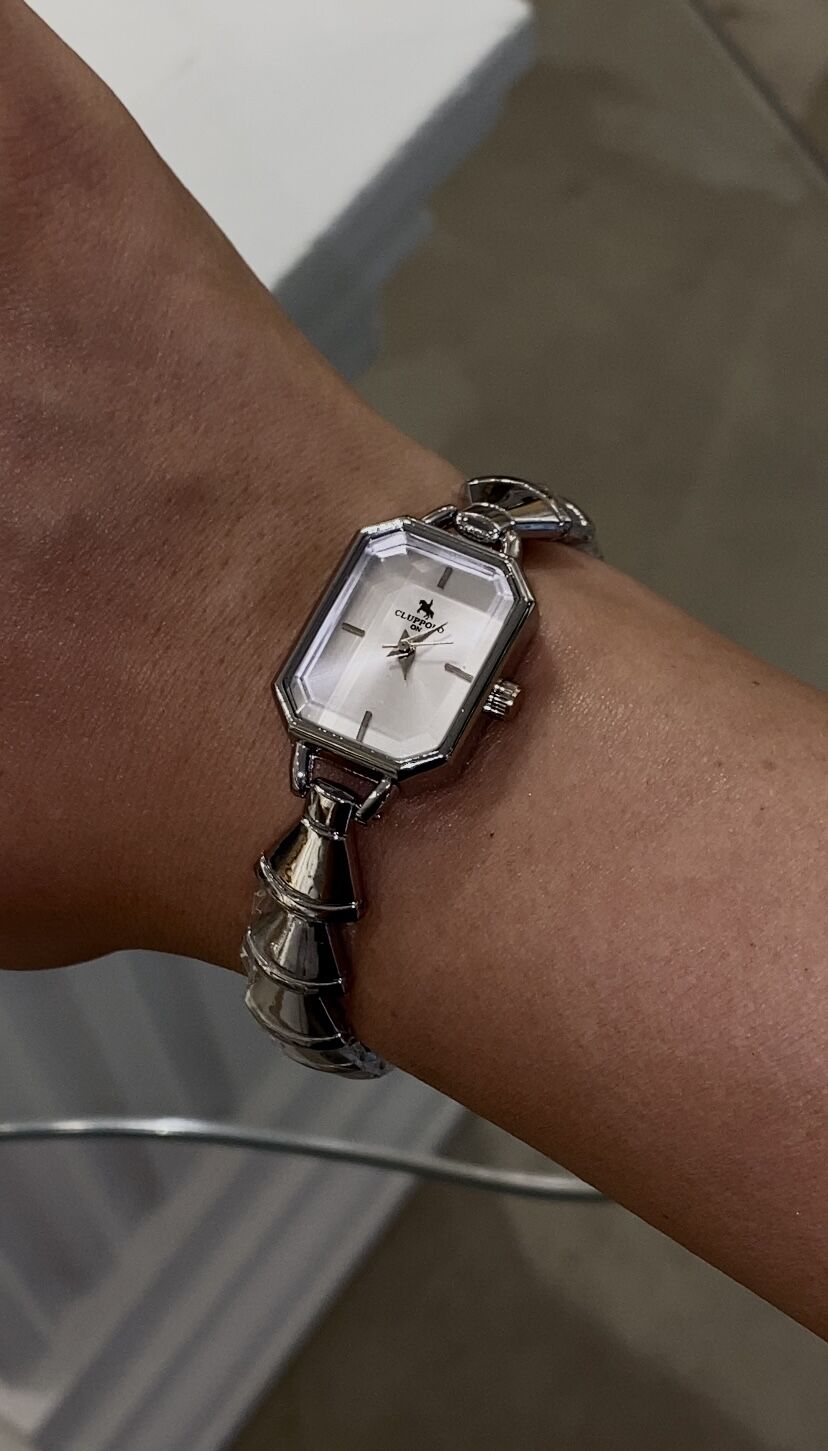 Gümüş renk vintage saat