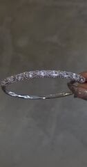 Taşlı kelepçe bileklik