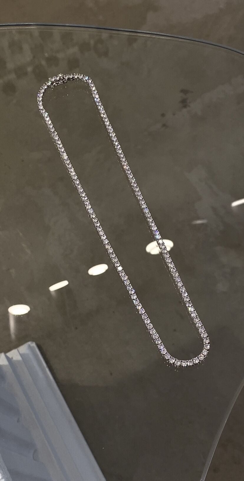 Dönmeyen suyolu kolye döküm 3mm 45cm