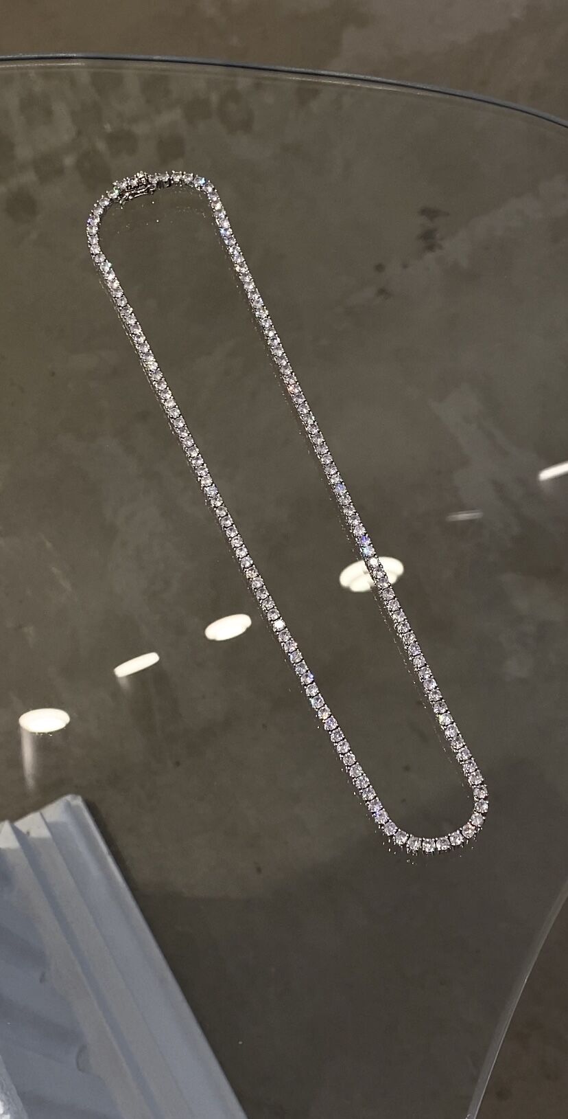 Dönmeyen suyolu kolye döküm 3mm 45cm