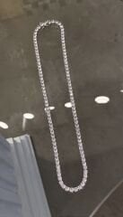 Dönmeyen suyolu kolye döküm 4mm 45cm