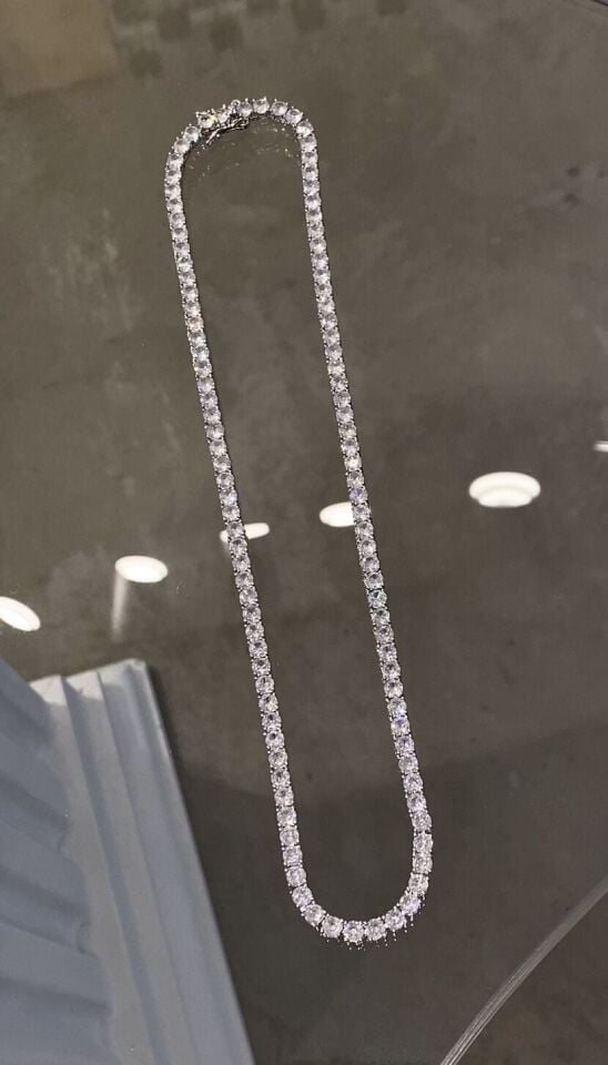 Dönmeyen suyolu kolye döküm 4mm 45cm