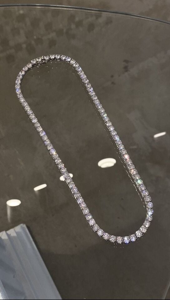 Dönmeyen suyolu kolye döküm 5mm 45cm