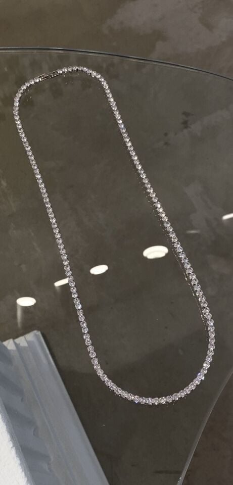 Dönmeyen suyolu kolye 4mm  60cm
