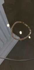 Baget suyolu bileklik gold renk