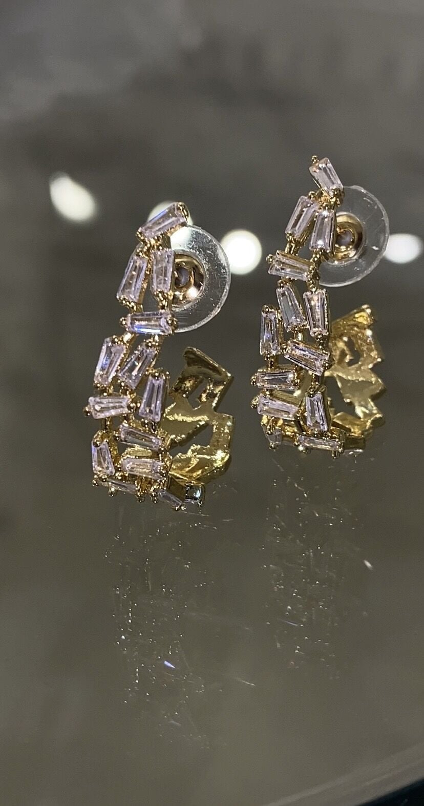 Baget küpe gold renk