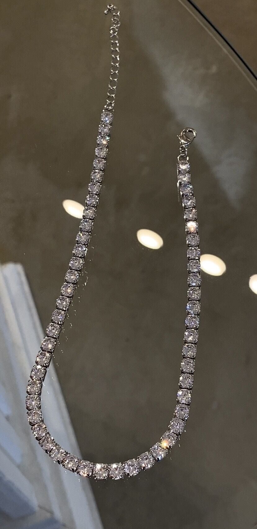 Suyolu choker (tasma) kolye 5mm