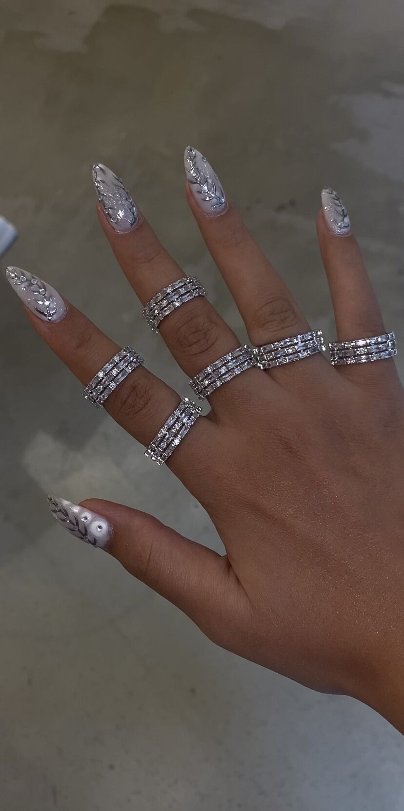 3lü görünümlü tamtur yüzük