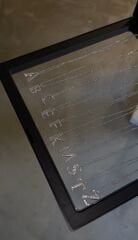 Minimal harf kolye baget kesim