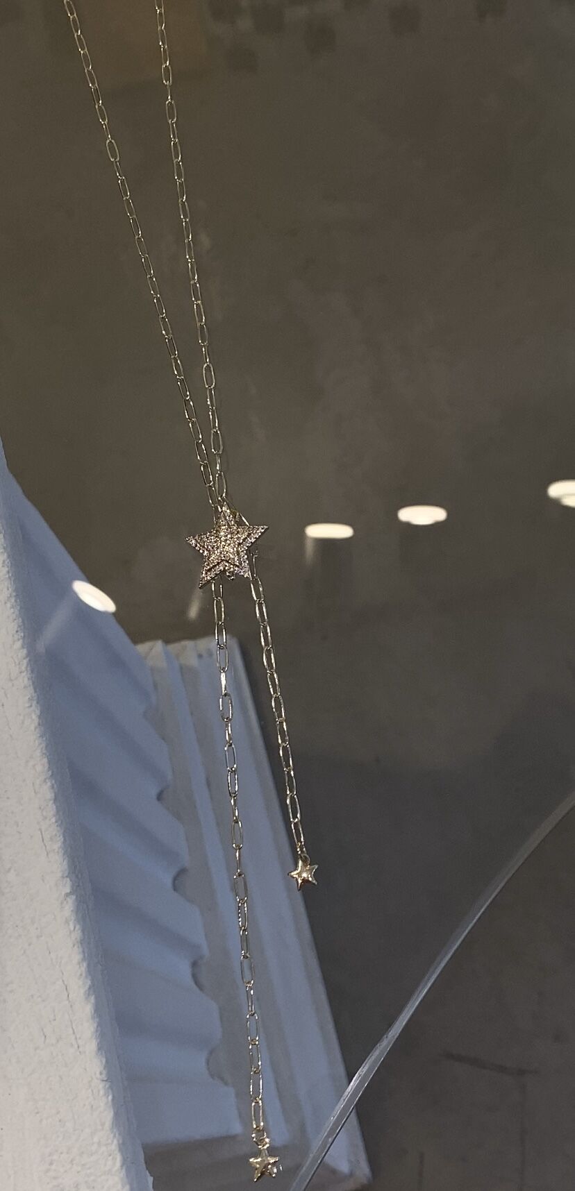 Dekolte yıldız kolye gold renk