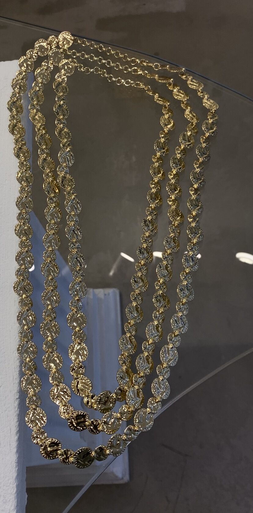 Çoklu Tasarım kolye gold renk