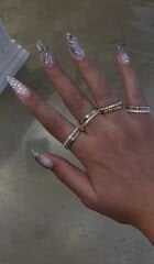 İkili yüzük gold renk