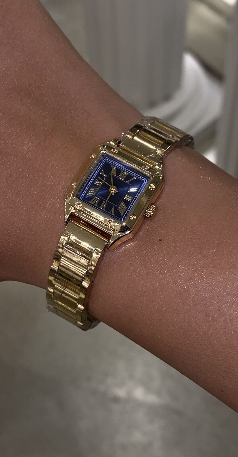 Vintage saat içi lacivert