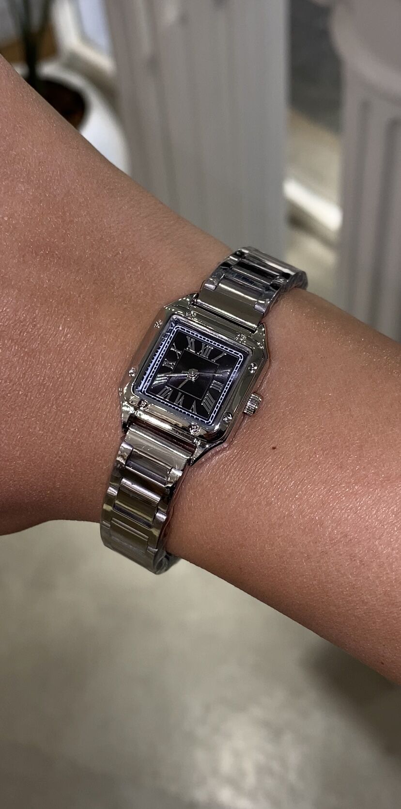 Vintage saat içi siyah