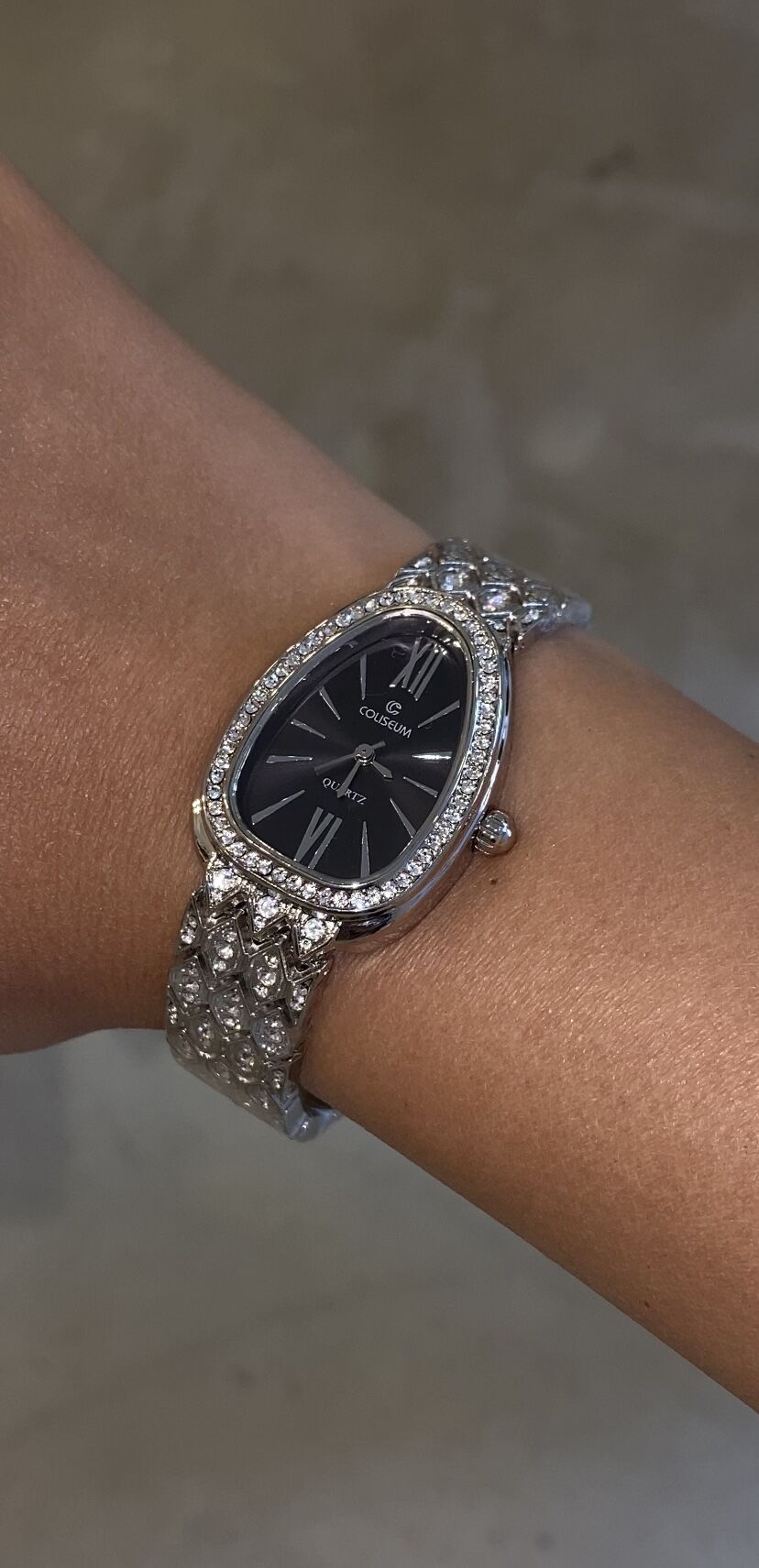 Vintage saat içi siyah