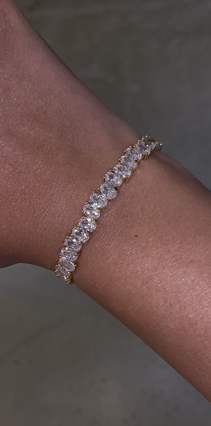 Gold taşlı bileklik