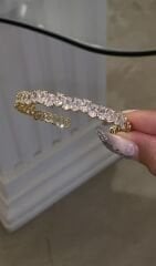 Gold taşlı bileklik