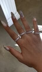 Tamtur damla kesim yüzük