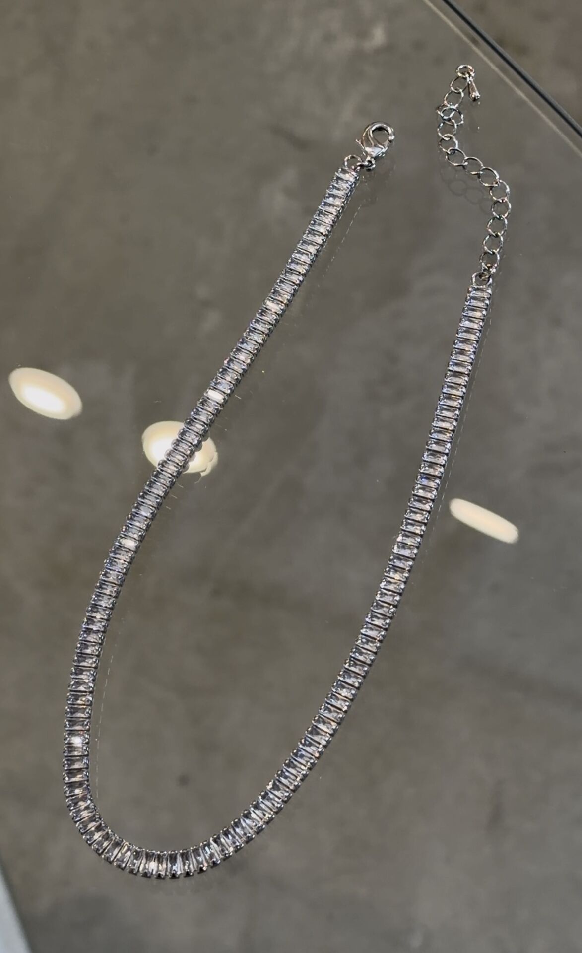 Baget kesim choker (tasma) kolye