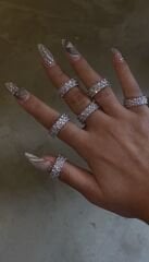 Çift tamtur kalp yüzük