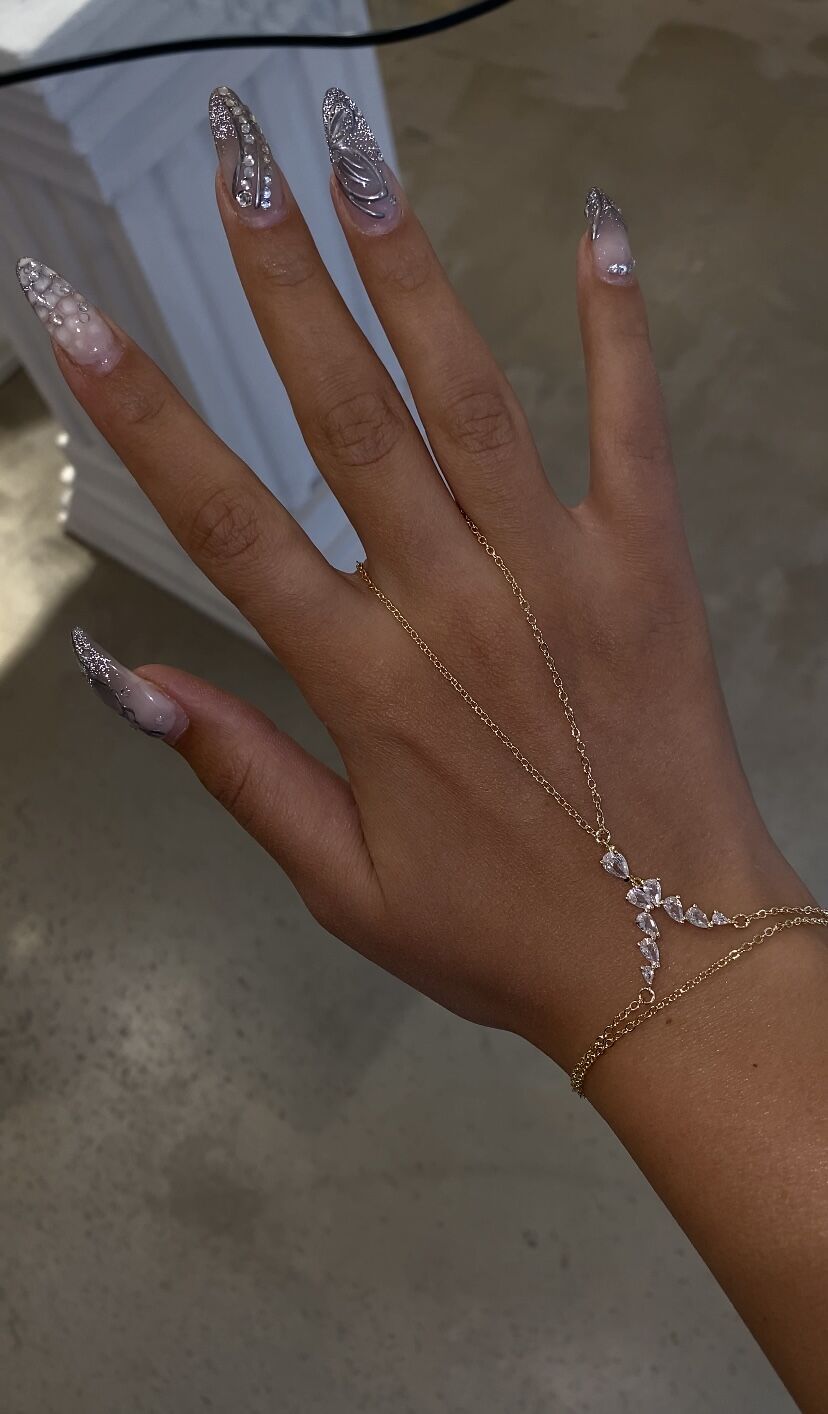 Taşlı şahmeran gold renk