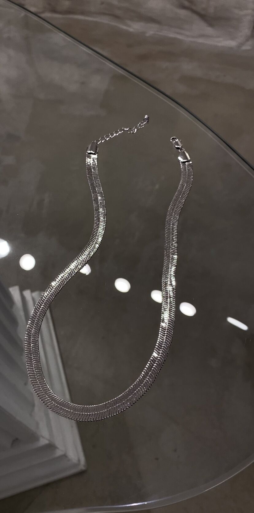 İtalyan ezme zincir kolye