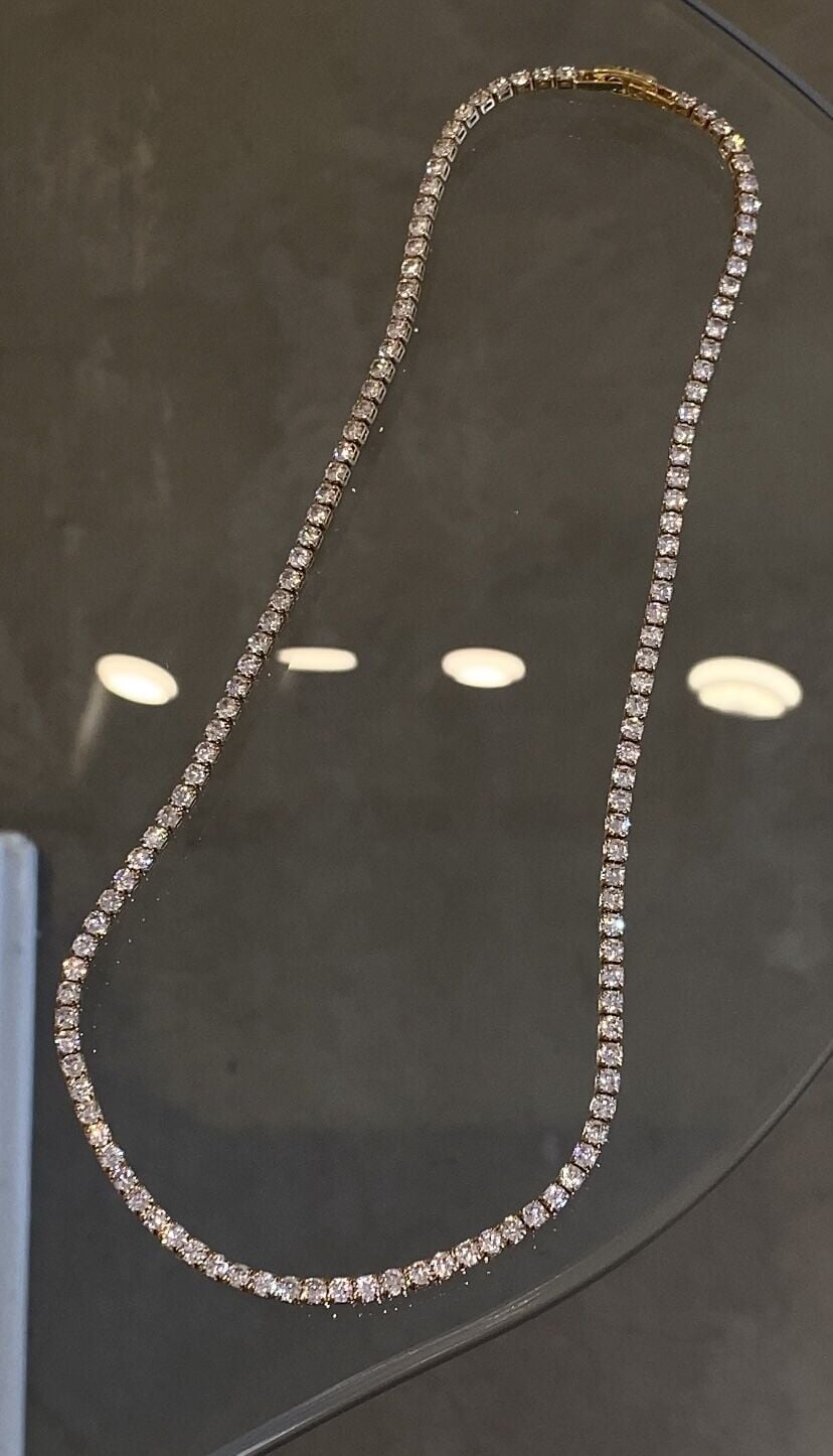 Dönmeyen suyolu kolye 3mm 45cm gold renk