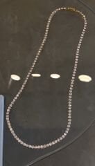 Dönmeyen suyolu kolye 3mm 45cm gold renk