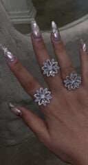 Taşlı yüzük ayarlanabilir