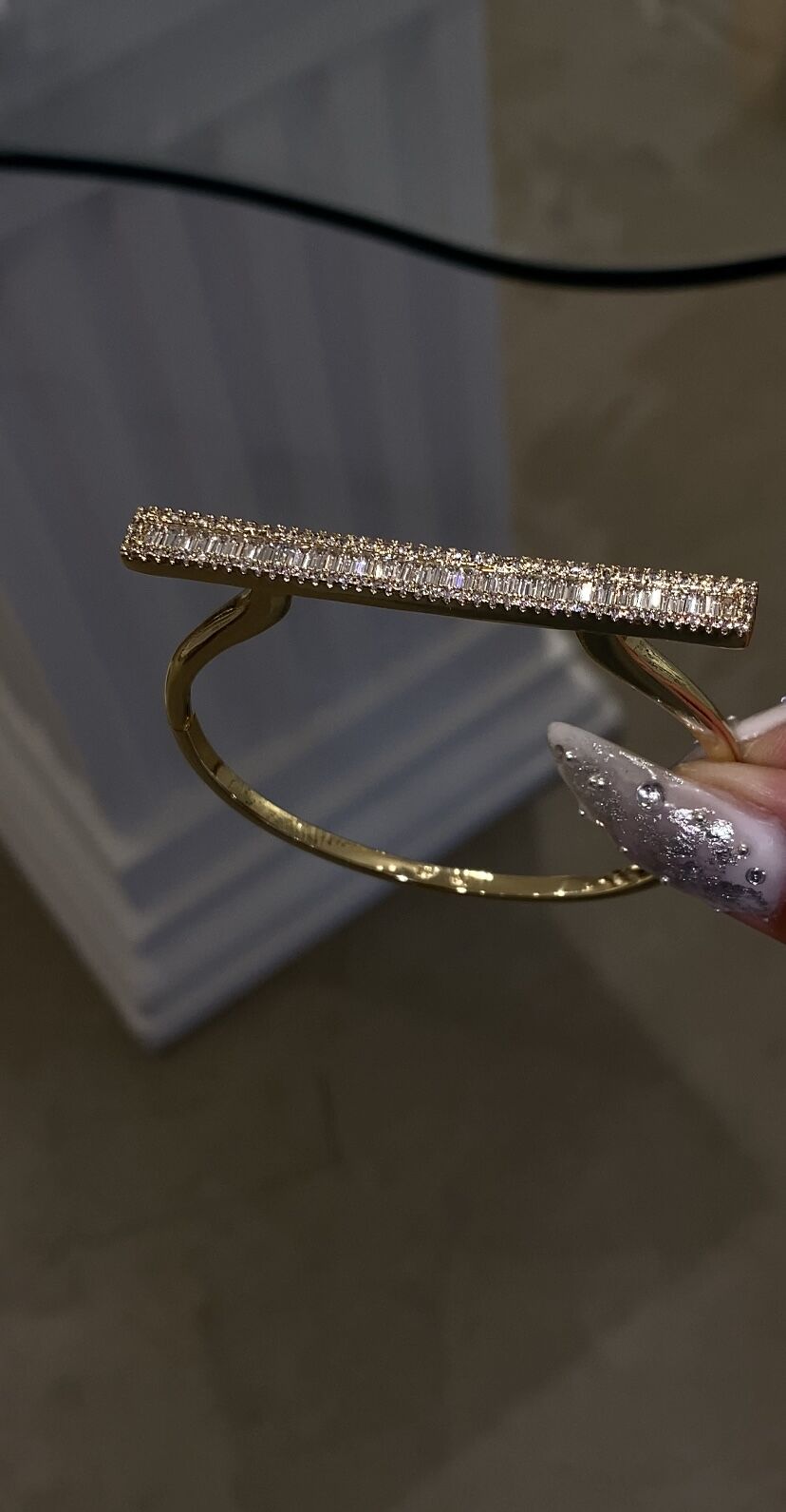 Baget kelepçe gold renk