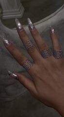 Taşlı yüzük ayarlanabilir