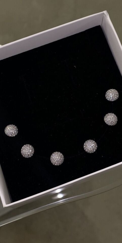 Taşlı Set küpe 6lı
