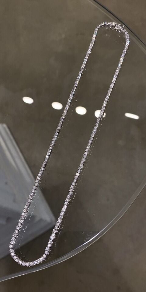 Dönmeyen suyolu kolye döküm 2.5mm 41 cm