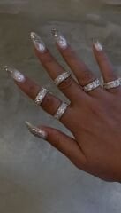 Taşlı yüzük gold renk